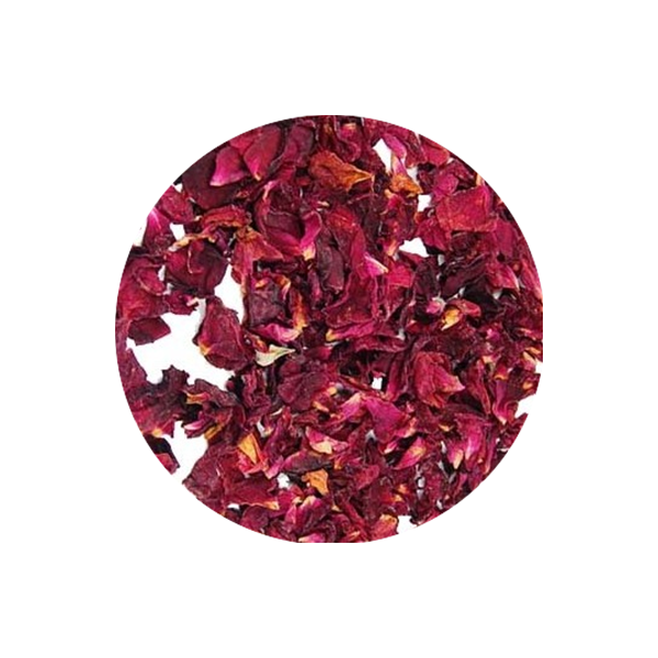 M1 - Natural pink Himalayan salt and organic Bulgarian rose petals skin conditioner mineral treatment.